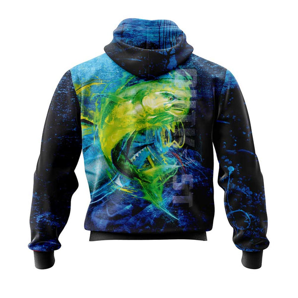 Dorado Green Hooded Fishing Shirt