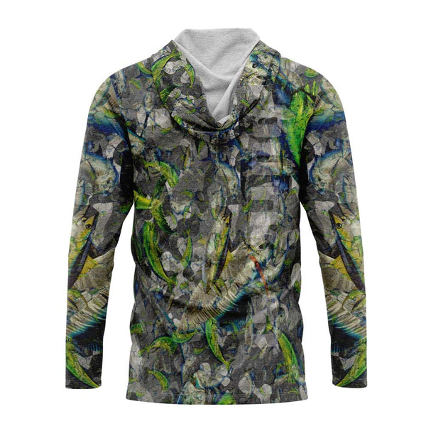 Grey Pelagic Camo Hooded Fishing Shirt – Outkast Gear & Apparel