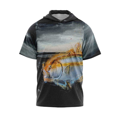 Amberjack SS Hooded Fishing Shirt