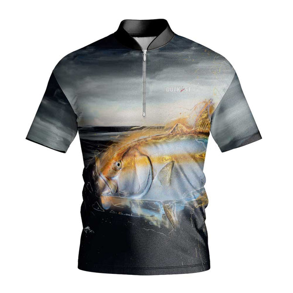 Amberjack Fishing Shirt Short Sleeve