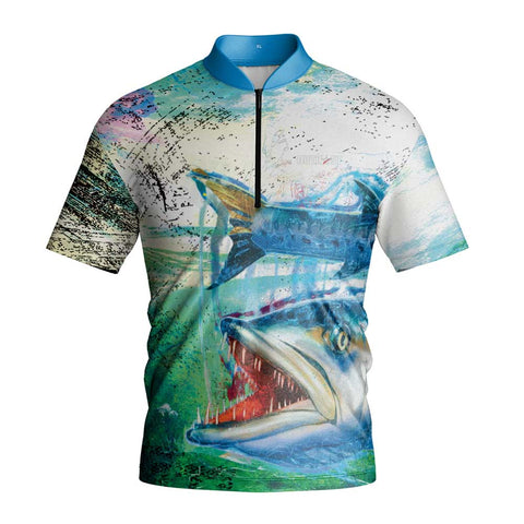 Baracuda Green Short Sleeve Fishing Shirt