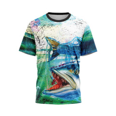 Baracuda Green Fishing TShirt