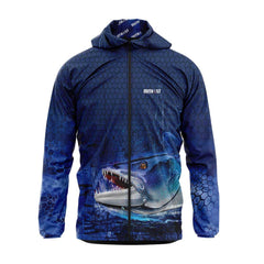 Baracuda Blue Fishing Waterproof Windbreaker, Drymac Jacket