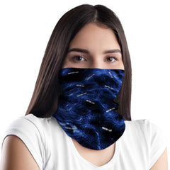 Blue Chameleon Camo Bandana