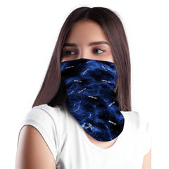 Blue Chameleon Camo Bandana