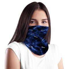 Blue Chameleon Camo Bandana