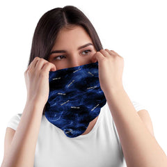 Blue Chameleon Camo Bandana