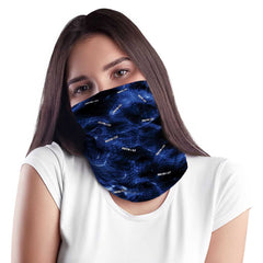 Blue Chameleon Camo Bandana