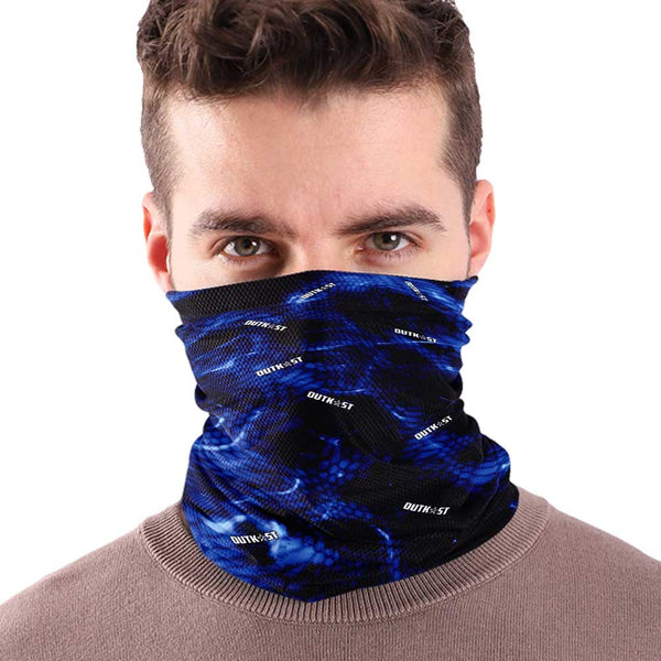 Blue Chameleon Camo Bandana