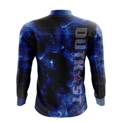 Blue Chameleon Camo Fishing Shirt