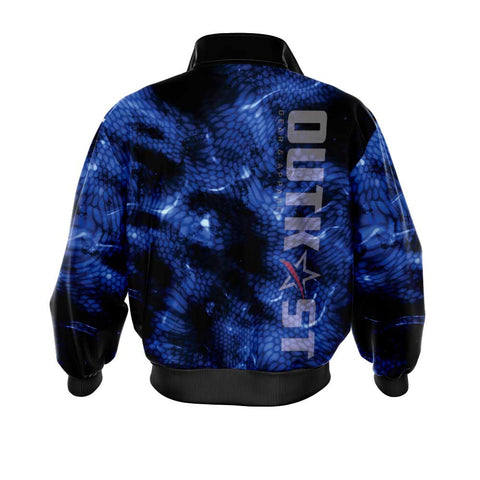 Blue Chameleon Camo Fishing Jacket