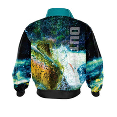 Blue Grunge trout Jacket