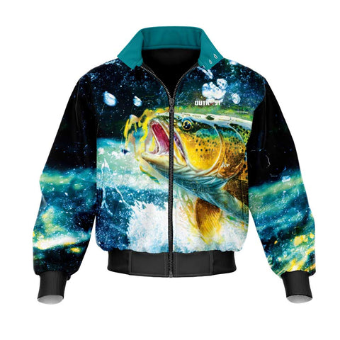 Blue Grunge trout Jacket