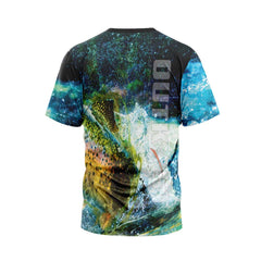 Blue Grunge Rainbow Trout TShirt