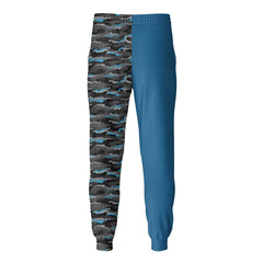 Blue Hex Camo Fishing Pants