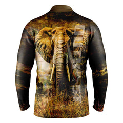 Elephant Grunge Long Sleeve Shirt