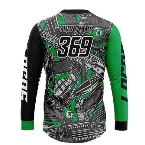 Army of One Green MX Shirt