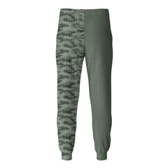 Green Hex Camo Fishing Pants