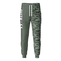 Green Hex Camo Fishing Pants