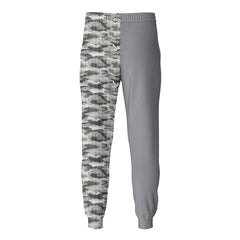 Grey Hex Camo Fishing Pants