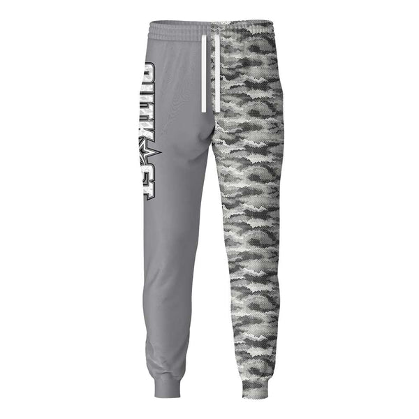 Grey Hex Camo Fishing Pants