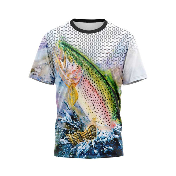 Jumping Trout Fishing TShirt