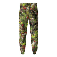 Lime TigerFish Camo Fishing Pants