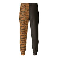 Orange Hex Camo Fishing Pants