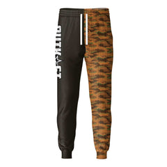 Orange Hex Camo Fishing Pants