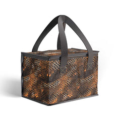 Orange Hex Camo Cooler Bag