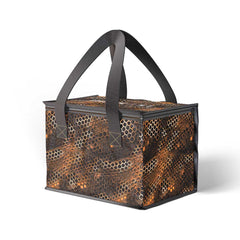 Orange Hex Camo Cooler Bag