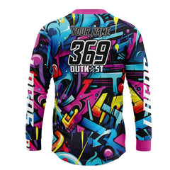 Graffiti Chaos Long Sleeve MX Shirt