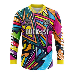 Graffiti Rainbow Line Long Sleeve MX Shirt