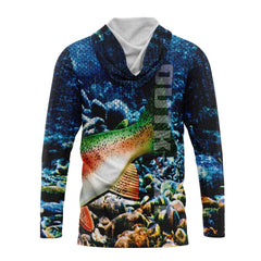 Rainbow Trout Hooded Fishing Shirt