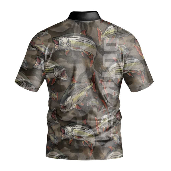 TigerFish Camo Short Sleeve Fishing Shirt – Outkast Gear & Apparel