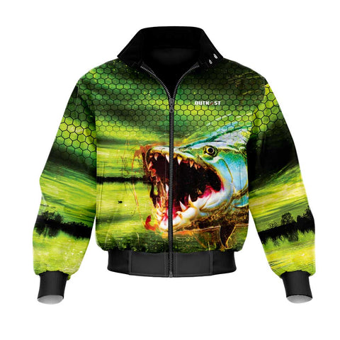 TigerFish Green Fishing Jacket