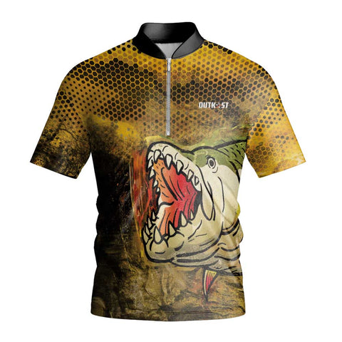 Tigerfish Hex Camo Fishing Shirt