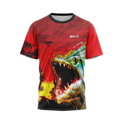 TigerFish Red Fishing TShirt