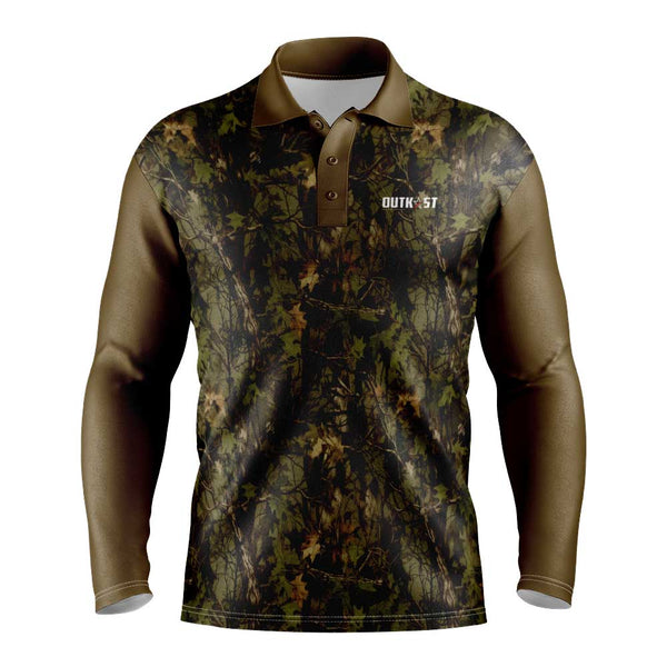 Tree Camo Hunting Shirt Long Sleeve