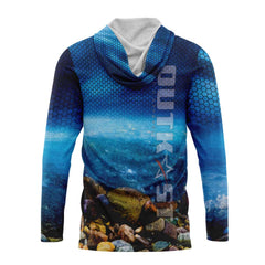 Underwater Trout Hooded Fishing Shirt