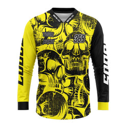 Skullz Yellow MX Shirt