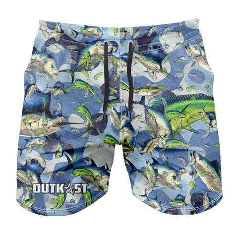 Blue Pelagic Camo Comfy Fit BoardShorts