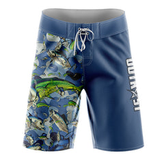 Blue PelagicCamo Slimfit BoardShorts