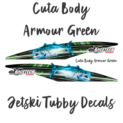 Cuta Body Armour Green Tubby Decal