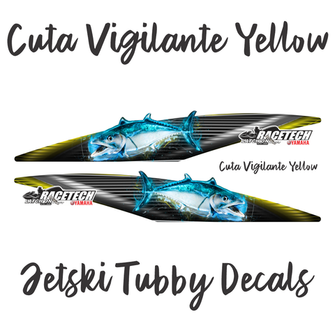 Cuta Vigilante Yellow Tubby Decal