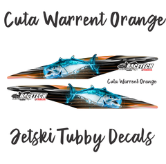 Cuta Warrent Orange Tubby Decal