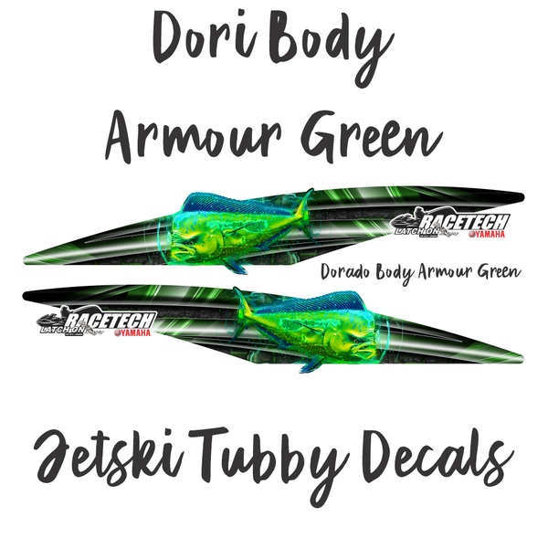 Dorado Body Armour Green Tubby Decal