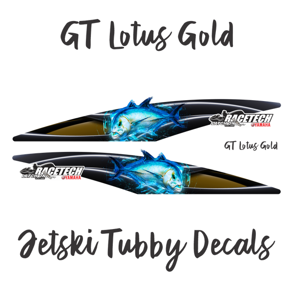 GT Lotus Gold Tubby Decal