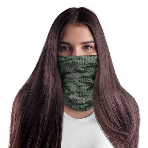 Green Hex Camo Bandana