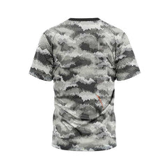 Grey Hex Camo Fishing Shirt